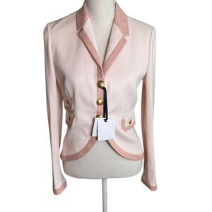 NWT Red Valentino Petal Pink Giacche Blazer 6